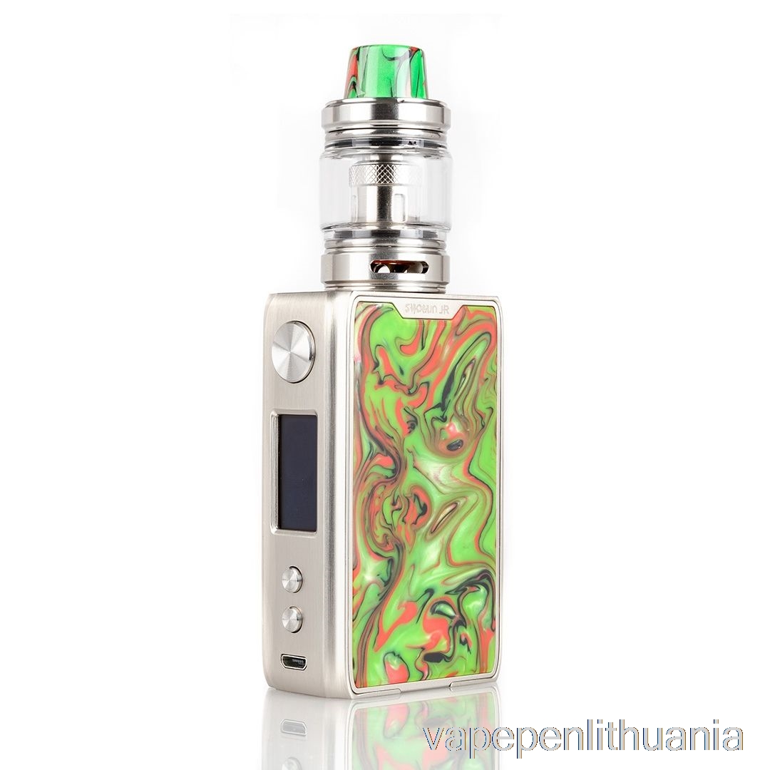 Ijoy Shogun Jr 126w Tc Pradinis Rinkinys Silver Spectre Green Vape Skystis